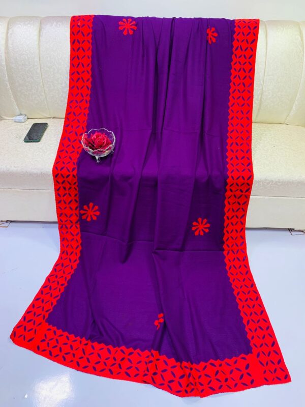 APPLIC HANDMADE CHADAR  COLLECTION 2k24 - Image 25