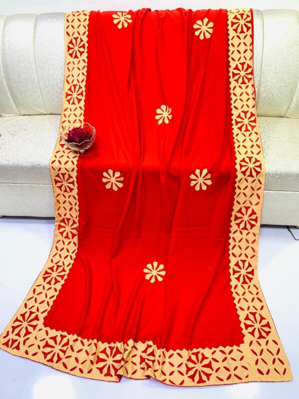 APPLIC HANDMADE CHADAR  COLLECTION 2k24 - Image 17