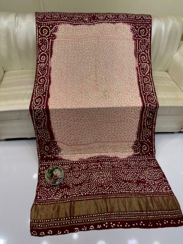 Pure Indian Gajji silk Dupatta