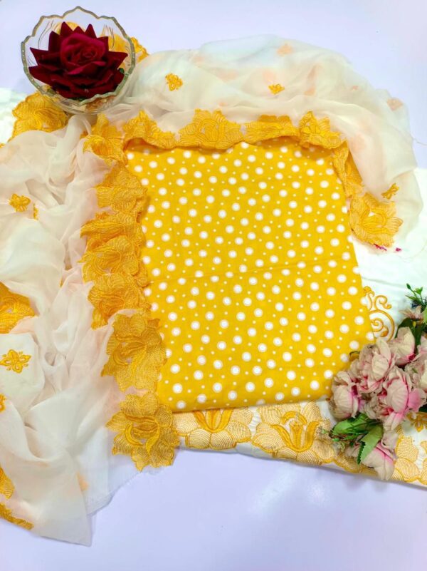 Polka Dot Lawn Dress - Image 6