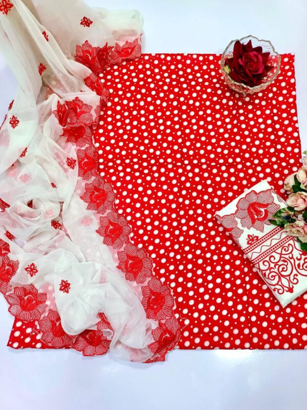 Polka Dot Lawn Dress - Image 2