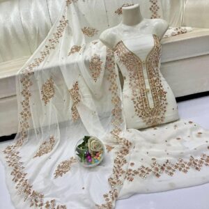 Heavy Press Gota Dress