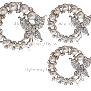 Silver Pearl Broch Deal of 3