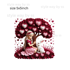 Heart Tree with white hair Doll