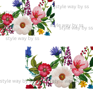 Thread Embriodery Flower