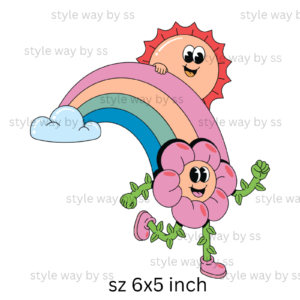 Rainbow Cartoon kids