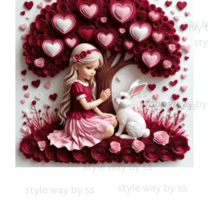 Doll with Rabbit n Red